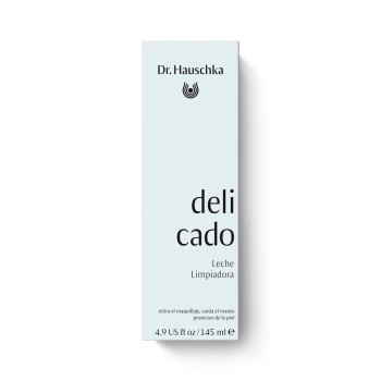 Dr. Hauschka La Leche Limpiadora: limpia delicadamente, retira el maquillaje y nutre la piel.